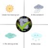 Topsats Dog Poop Bag Dispenser Wall Mount Waterproof Outdoor Dog Bag Dispenser | Printed With Cute Clean Up Dog Poop Signs | Stake, Pole, Fence Mounted | Fits Home, Porch, Lawn, Yard??only dispenser)