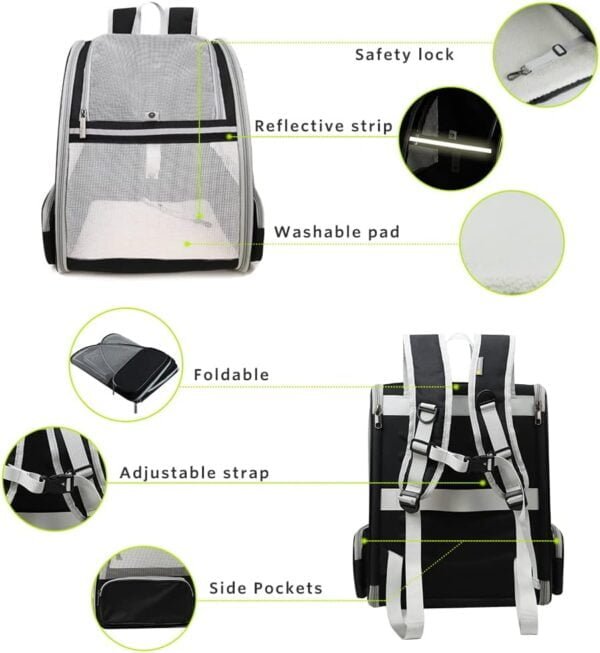 Topsats Topsats Innovative Traveler Bubble Backpack Pet Carriers for Cats and Dogs
