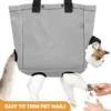 Topsats Cat & Dog Carrying Bag Portable Pet Soft Side Tote Bag Foldable Travel Pet Shoulder Bag Adjustable Hole Pet Carrying Bag Sturdy Lightweight Wearable Solid Color Pet Shopping Bag