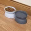 Topsats Kitty City Raised Cat Food Bowl Collection/Stress Free Pet Feeder and Waterer and Slow Feed Bowls