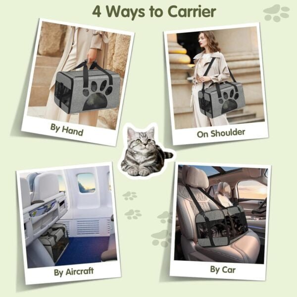 Topsats Airline-Approved Soft Pet Carrier