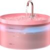 Topsats Cat Water Fountain:108oz/3.2L Cat Fountain Super Silent Pet Water Fountain – Water Fountains for Cats Indoor – Faucet Cat Fountain – Quiet Water Pump – Suitable for Cats and Dogs