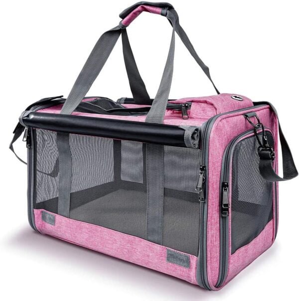 Topsats Pet Carrier for Large and Medium Cats, Soft-Sided Pet Carrier for Big Medium Cats and Puppy, Dog Carriers Cat Carriers Pet Privacy Protection Travel Carriers