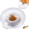 Topsats PrimePets Pet Slow Feeder Bowls, Interactive Wobble Dog Food Dispenser, Treat Dispenser Toy, Pet Food Bowl for Dogs Cats Up to 3 Cups for Small, Medium and Large Dog