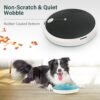 Topsats PrimePets Pet Slow Feeder Bowls, Interactive Wobble Dog Food Dispenser, Treat Dispenser Toy, Pet Food Bowl for Dogs Cats Up to 3 Cups for Small, Medium and Large Dog