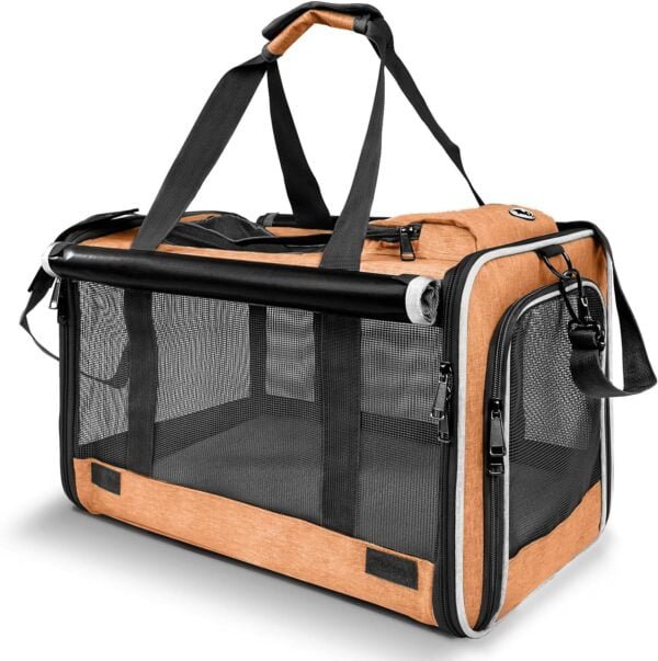 Topsats Pet Carrier for Large and Medium Cats, Soft-Sided Pet Carrier for Big Medium Cats and Puppy, Dog Carriers Cat Carriers Pet Privacy Protection Travel Carriers