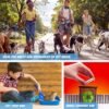 Topsats 1270 Pcs Pet Supplies Include 1260 Dog Pet Waste Bags and 10 Dispenser, Plastic Leak Proof Dog Bags for Poop Tear Resistant Dog Trash Bags for Puppy Outdoor Walking Travel Supplies, 15 Pcs/Roll