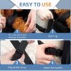 Topsats Pet Dog Carrier Backpack Adjustable Dog Front Carrier, Legs Out Easy-Fit Dog Travel Backpack Carrier for Hiking Camping for Small Medium Dogs Cats and Rabbits (Medium (Pack of 1), A-Black)