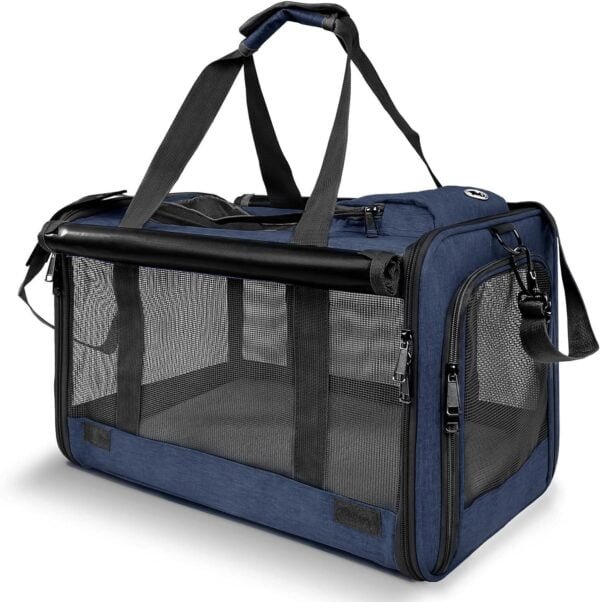 Topsats Pet Carrier for Large and Medium Cats, Soft-Sided Pet Carrier for Big Medium Cats and Puppy, Dog Carriers Cat Carriers Pet Privacy Protection Travel Carriers