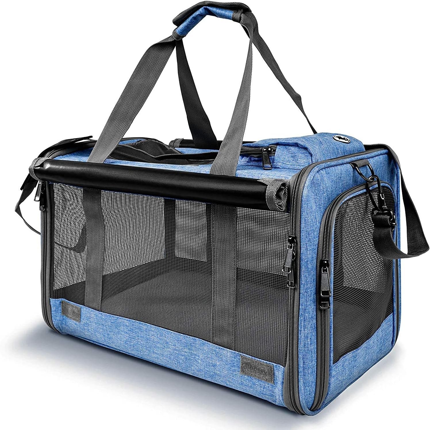 Topsats Pet Carrier for Large and Medium Cats, Soft-Sided Pet Carrier for Big Medium Cats and Puppy, Dog Carriers Cat Carriers Pet Privacy Protection Travel Carriers