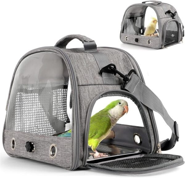 Topsats Small Pet Carrier Bag with Mat Guinea Pig Travel Carrier with Strap Portable Breathable Rabbit Carrier Outdoor Pet Bag for Ferret Bunny Hedgehog Guinea Pig