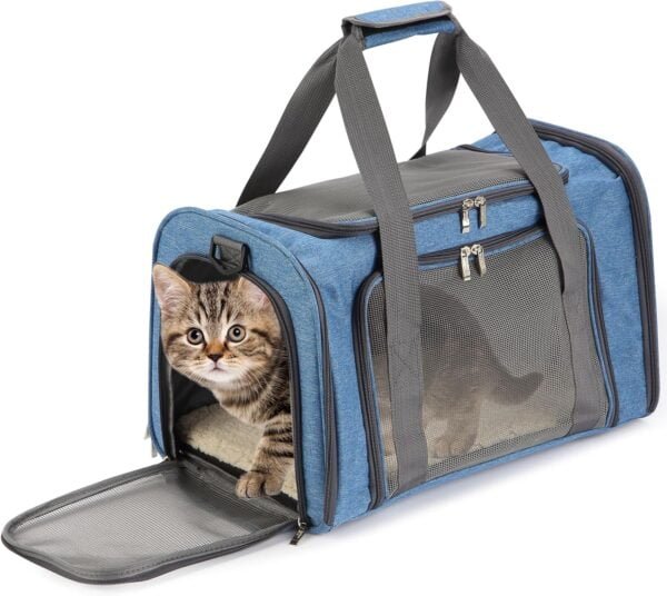 Topsats Pet Carrier, Soft Cat Carrier,Pet Travel Carrier, Dog Soft-Sided Carriers