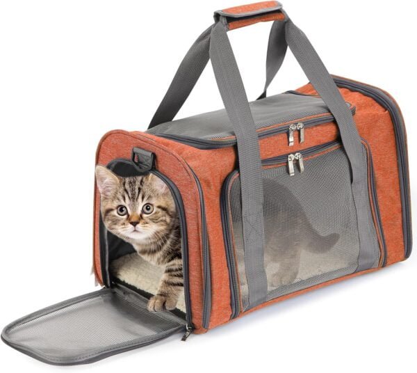 Topsats Pet Carrier, Soft Cat Carrier,Pet Travel Carrier, Dog Soft-Sided Carriers