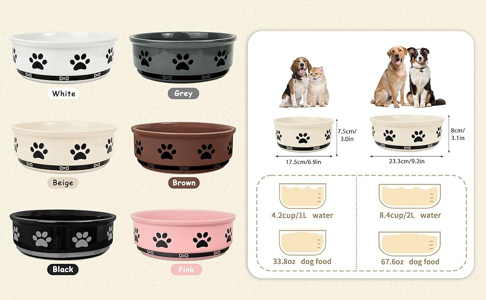 pet bowl for large breeds dogs cats