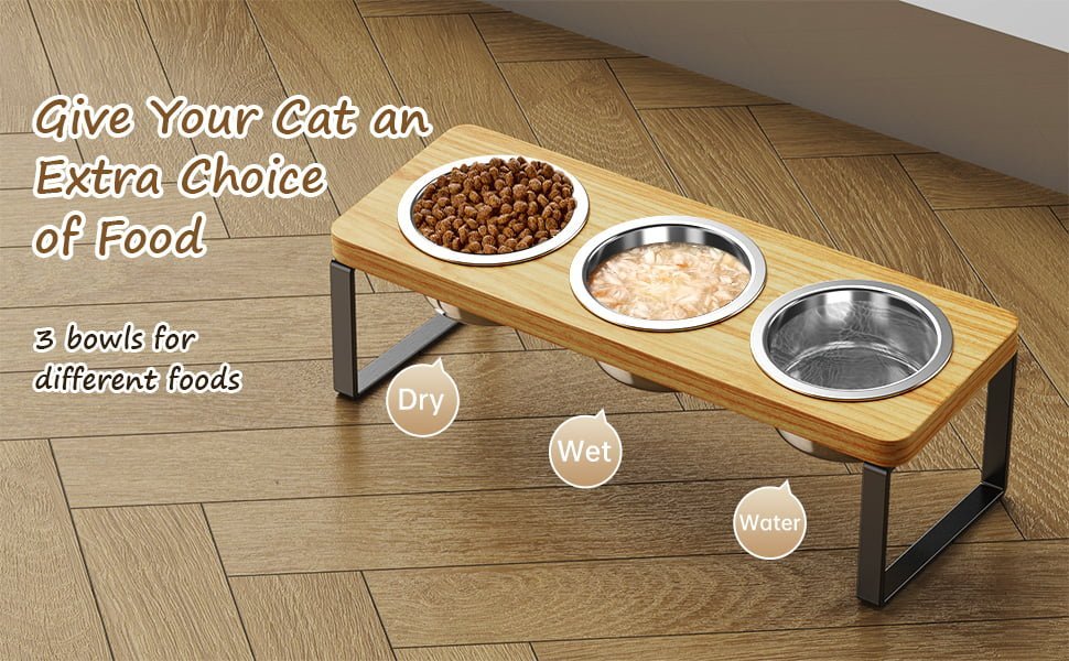 Elevated Cat Bowls