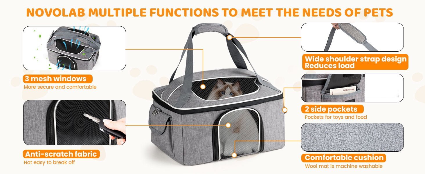 cat carrier for 2 cats